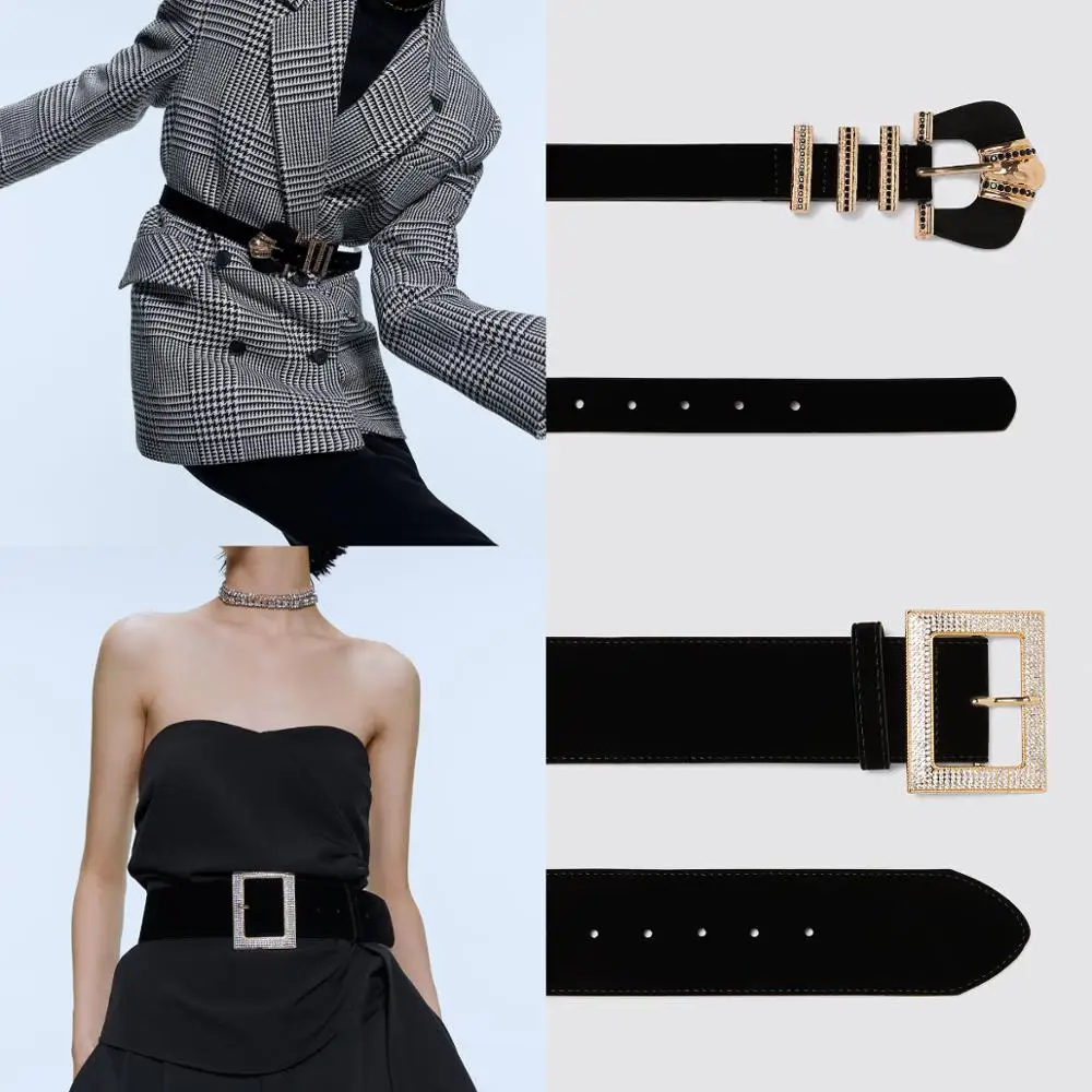 Уникальный дизайн, Модные Винтажные пояса ZA с металлической витой металлической пряжкой для женщин, аксессуары, роскошные поясные ремни
