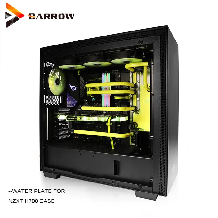 Резервуар для воды Barrow NZXT H700 чехол компьютера прямоугольная зеркальная