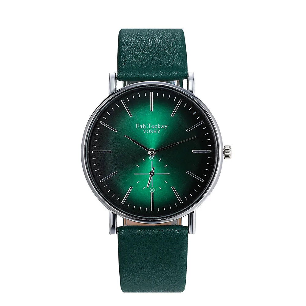 

Creative Women Watches Green Dial Casual Ladies Fashion Leather Quartz Wristwatch Top Brand Clocks Simple Gift Zegarek Damski*M