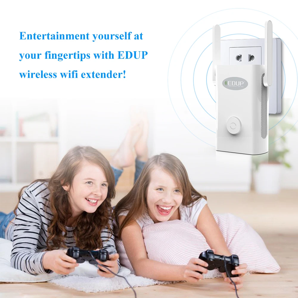 EDUP Wi-Fi ретранслятор AC2635 1200M EDUP высококачественный Беспроводной ретранслятор маршрутизатор wifi siginal антенна-приемник Двойной 2dbi 802.11n