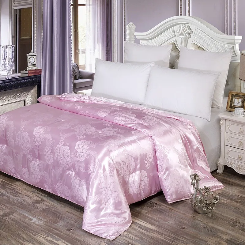 

High Quality Winter/summer Mulberry Silk Comforter Duvet/blanket New Style Quilt Blanket Hot Sales King Queen Full Twin Size