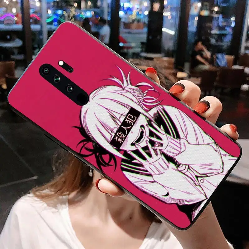 KPUSAGRT Toga Himiko Anime My Hero Academia Phone Case for Redmi Note 9 8 8T 8A 7 6 6A Go Pro Max Redmi 9 K20 4X xiaomi leather case cover Cases For Xiaomi