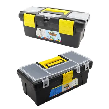 

10 Inch 12.5Inch Multifunctional Instrument Parts Hardware Tool Storage Box ABS Plastic Toolbox Electrician Box