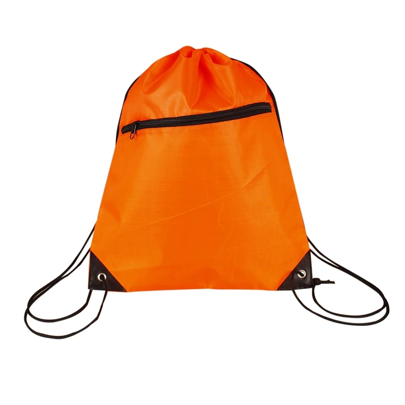 Outdoor Drawstring Backpack Lightweight Waterproof Double Shoulder Strap Sack For Fishing Hiking Running Yoga Fitness Travel | Спорт и