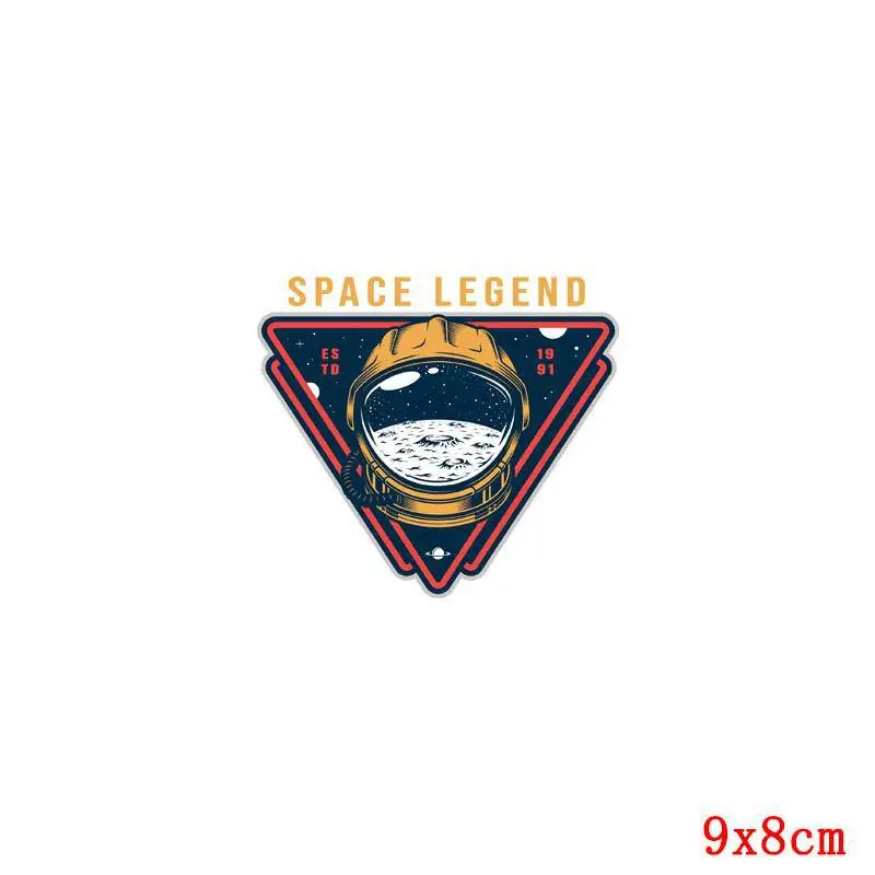 Alien Outer Space Rocket Astronaut Thermo Stickers On Clothes Diy Ufo Heat-sensitive Patches Iron On Transfers For Clothes - Color: TH1902