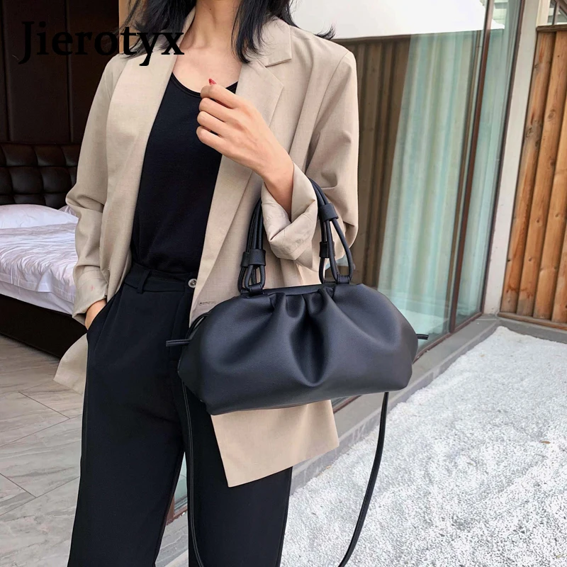 JIEROTYX The New Of Portable Will Capacity Soft Comfortable Trend Fund Package Large office handbag and briefcase handbag
