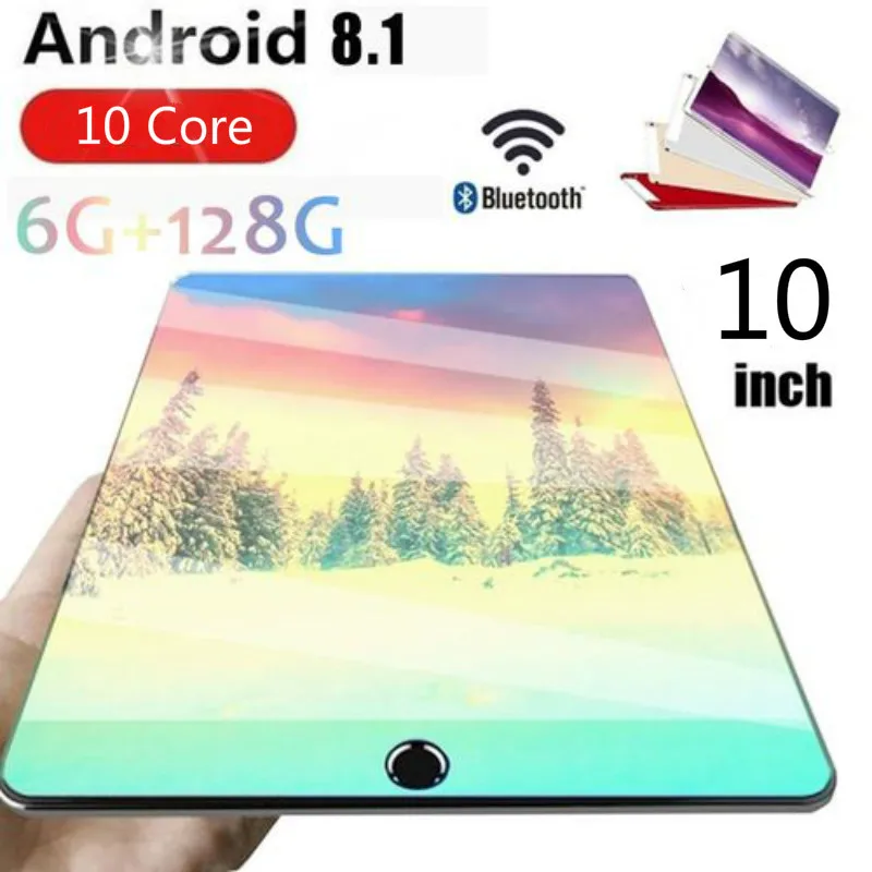 

2020 Best-selling 10 inch 4G LTE Phone Call Tablet Pc Android 8.0 10 Core 6GB+128GB CE Brand Dual SIM Card 10.1 WiFi Tablets