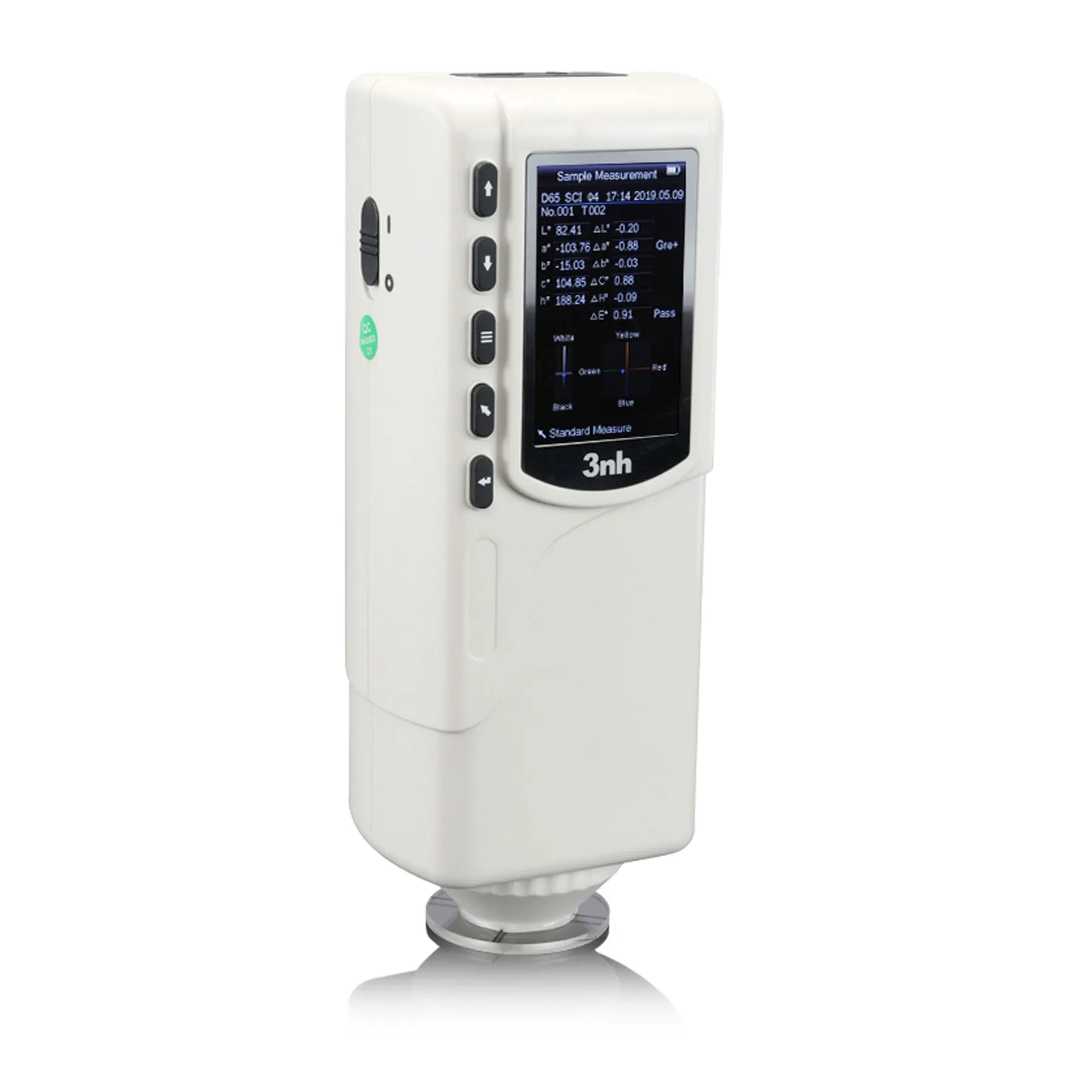 NR60CP Portable colorimeter 4mm/8mm Switchable aperture Locating Color meter precision spectrophotometer color difference meter 3