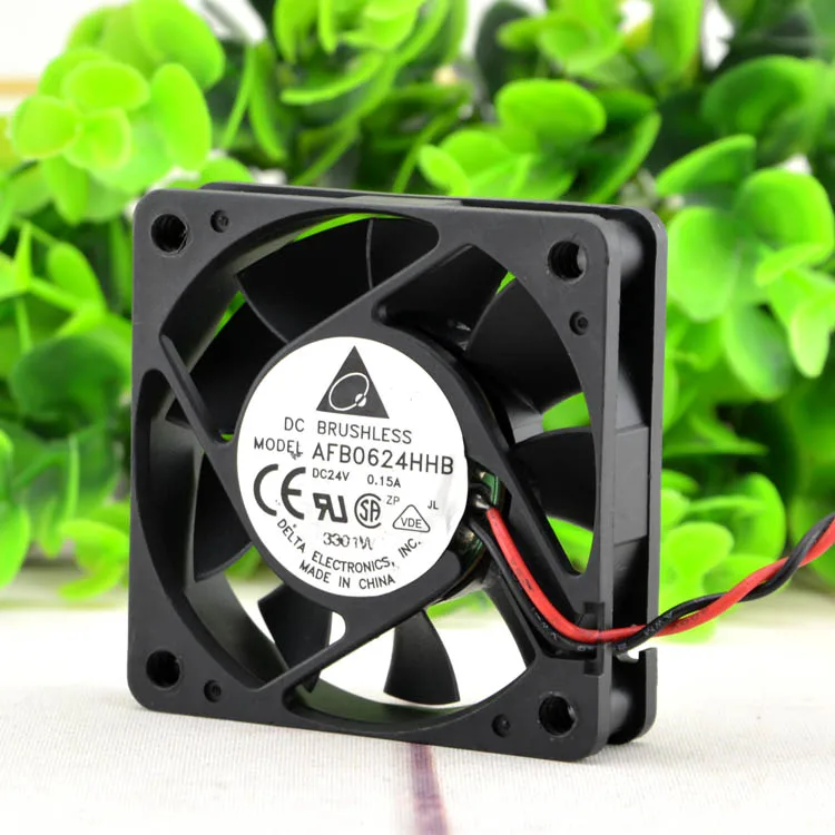

AFB0624HHB DC24V0.15A Original Delta 60*60*152-line/3-line axial fan