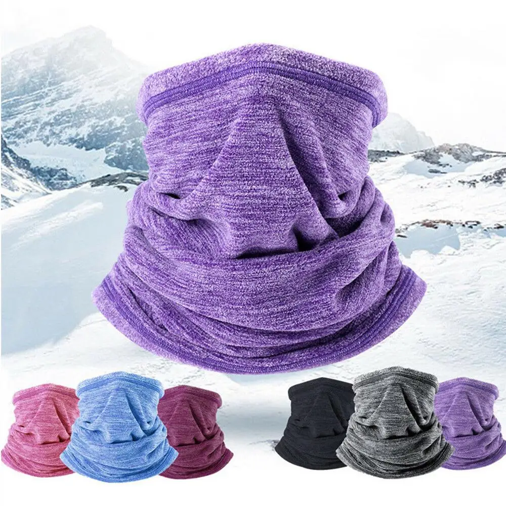 

Multi-function Winter Warm and Cold Cations Fleece Bib Mask Sports Windproof Cold Thick Warm Collar Wholesale Dropshipping