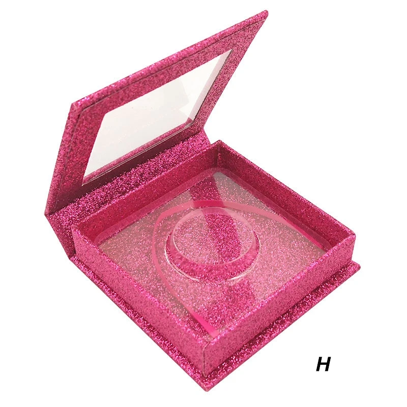10 шт., 20 шт., 30 шт.,, накладные ресницы, упаковочная коробка, накладные 3d норковые ресницы, коробки, искусственные накладные ресницы, полосы, Алмазный Магнитный чехол, пустой - Цвет: H