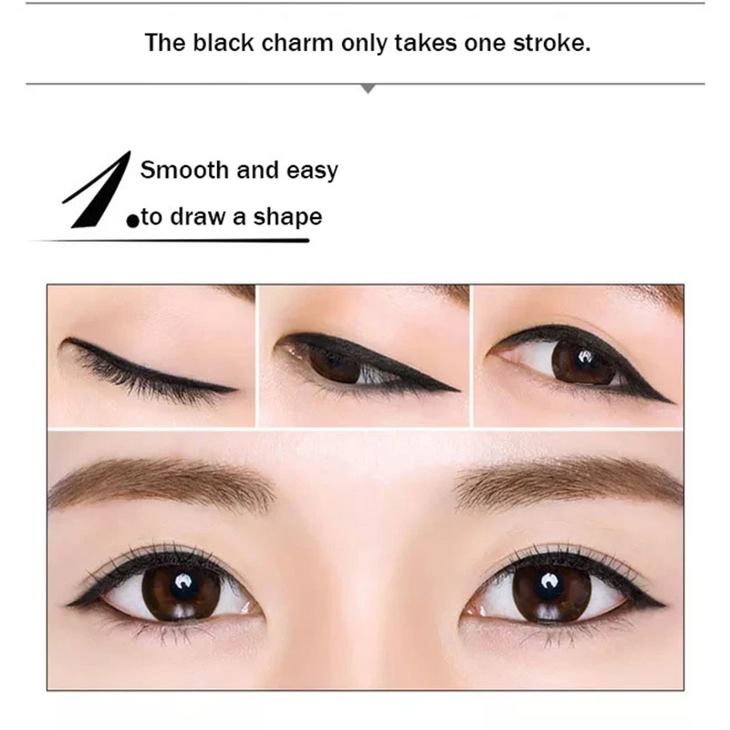 1PC Women Eyeliner Liquid Pen Waterproof Long Lasting Quick Drying Smooth Eye Liner Pen Pencil Cosmetic Lady Beauty Make Up Tool