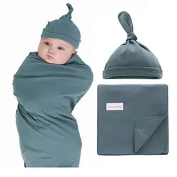 1 комплект, 0-6 месяцев, пеленка для новорожденных (одеяло с крышкой), одеяло для новорожденных и пеленания, спальный мешок