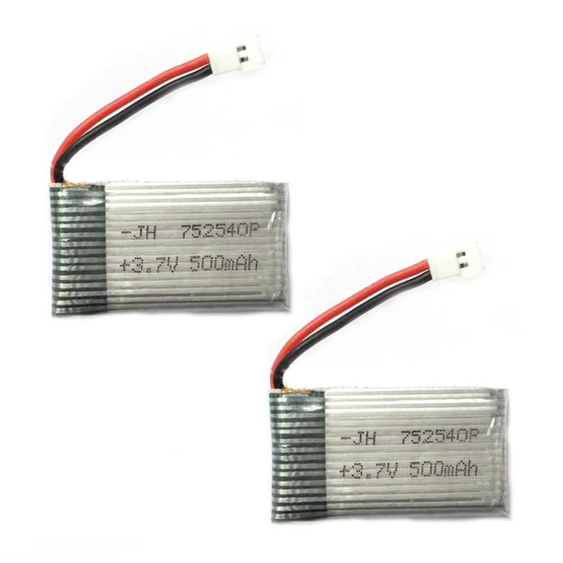 

For Syma X5 X5C X5C-1 X5SC X5SW Parts 3.7V 500mAh 20C Lipo Battery(2PCS)