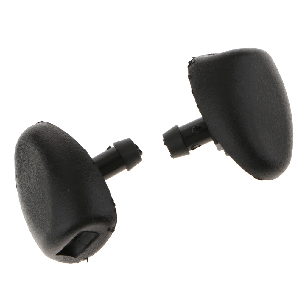2x Car Windshield Washer Spray Wiper Sprinkler Nozzle For Peugeot 206 407