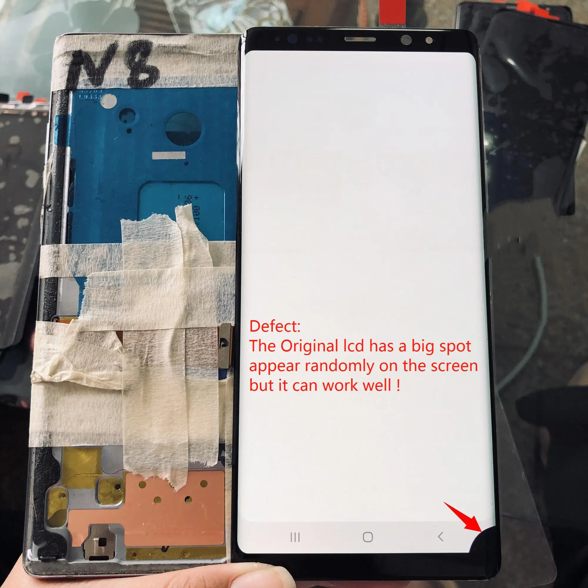 Original 100% Super AMOLED Lcd For Samsung  Galaxy