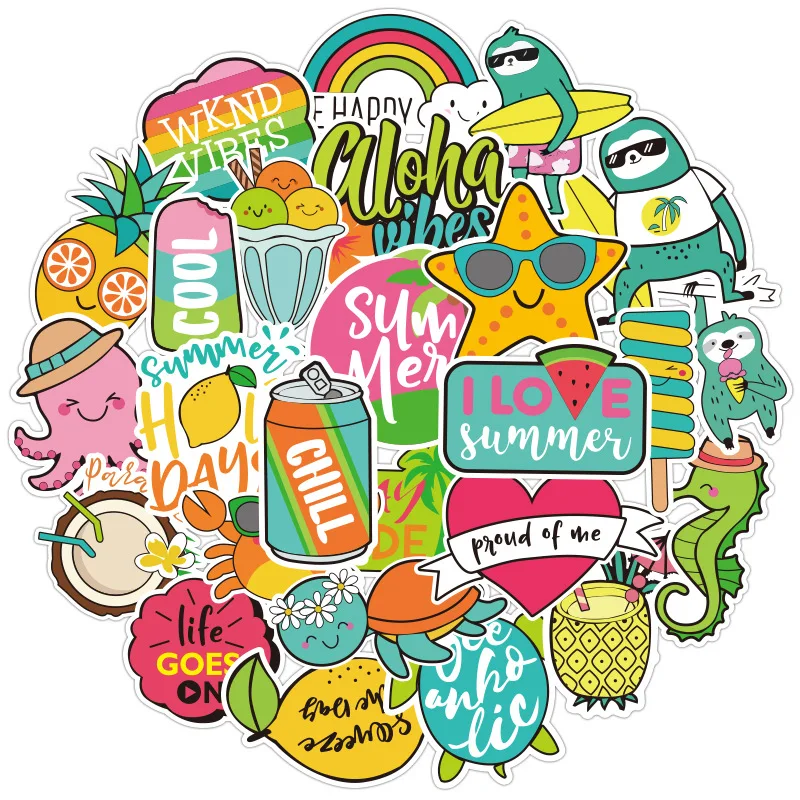 hydro flask stickers blue aesthetic