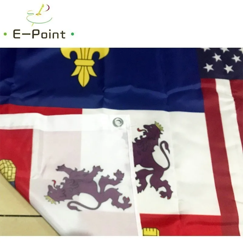 Five Flags of Florida Flag 3ft*5ft(90*150cm) Size Christmas Decorations for Home Flag Banner Gifts