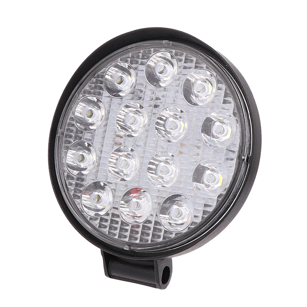 Car Truck 42W 6500K 12V 24V Round LED Work Spot Light Offroad Flood Driving Lamp | Автомобили и мотоциклы