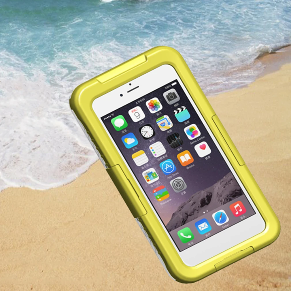 100% новый водонепроницаемый чехол для iphone 6 для iphone 6S прочный легкий монтаж встроенный замок