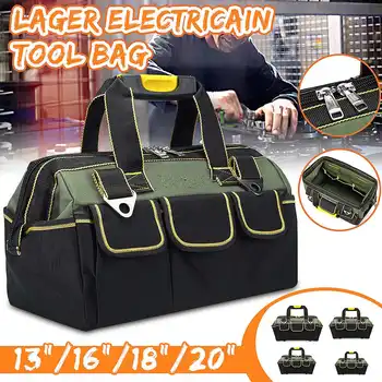 

13/16/18/20 Inch Portable Oxford Tool Bag Waterproof Hand Tool Storage Bag Electrician Bag Large Capacity Tool Storage Bag