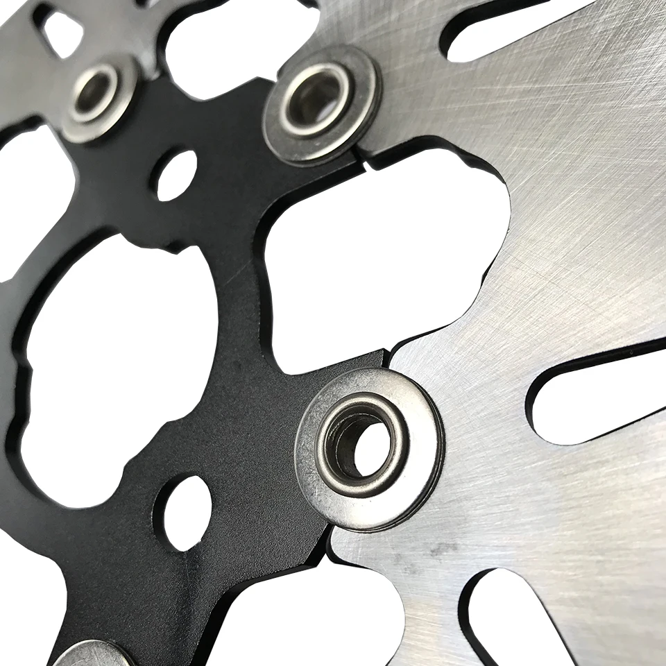 Универсальный плавающий диск из алюминиевого сплава с ЧПУ, тормозные колодки для мотоцикла, 200 мм, шаг отверстия 57 мм, для скутера, спорта, велосипеда
