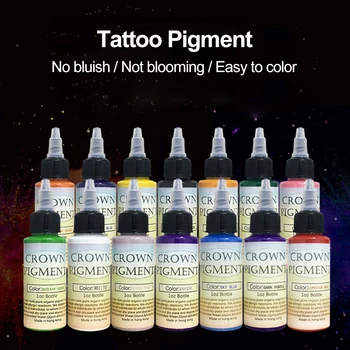 

30ml Professional Tattoo Pigment Semi-permanent Body Art Ink Natural Plant Tattoo Paint Long-lasting Colors Body Tattoo
