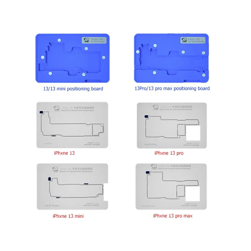 Mechanic iBGA 12 Pro 10 in 1 BGA Reballing Stencil Platform For iPhone X-13 pro max Motherboard Middle Rework Tin Mesh Template best ratcheting wrench set Tool Sets