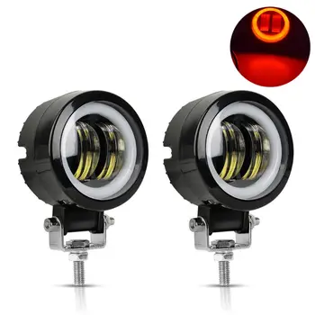 

6000K Car Waterproof Round LED Spotlight Portable Motocross Truck Work Light Illumination Lamp