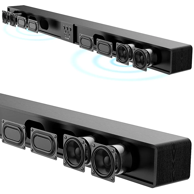 Саундбар Amoi 100 Вт L2 деревянный динамик звуковая панель для телевизора Bluetooth