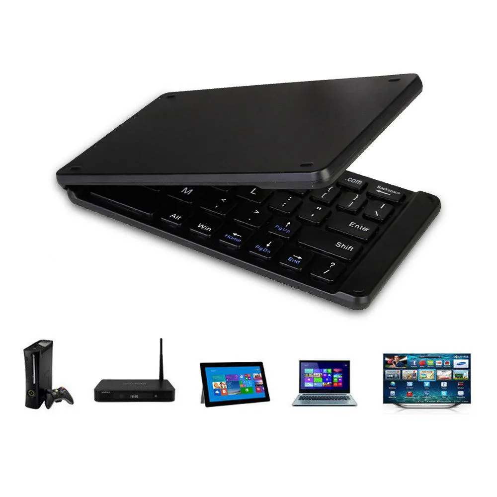 Складная мини клавиатура Bluetooth 3 0 складная беспроводная для IPad Huawei Samsung Lenovo Xiaomi
