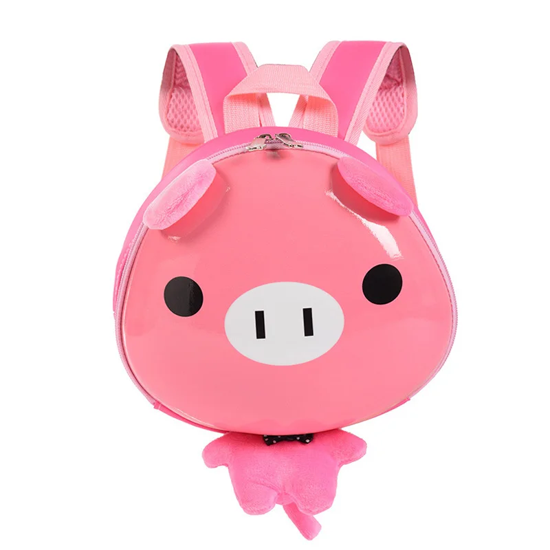 pig Рюкзак с объемным рисунком для детей; рюкзак для девочек и мальчиков с милыми животными; рюкзак для дошкольников; мини-рюкзак для малышей; школьные сумки для детей; сумка - Цвет: pig