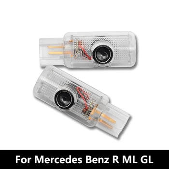 

2Pcs For Mercedes Benz R ML GL Class W215 W164 X164 Car Door welcome light LED logo laser projector Courtesy lamp