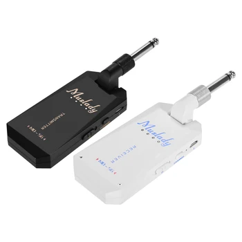 

Muslady MD-5G Wireless 5.8G Guitar System Rechargeable Audio Transmitter and Receiver ISM Band for Electric Bass Guitars