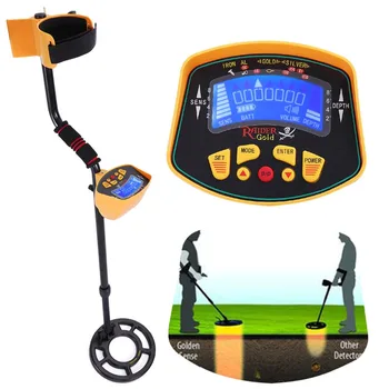 

Professional Handheld Metal Detector LCD Display Gold Digger Light Hunter Deep Sensitive Search Tools 2018 Hot selling