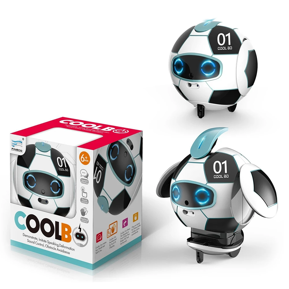 Hot RC Robot Toys 2.4G Remote Control Intelligent Soccer Robots With Sound Action Figure Ball Robot Kid Toys for Children Gift