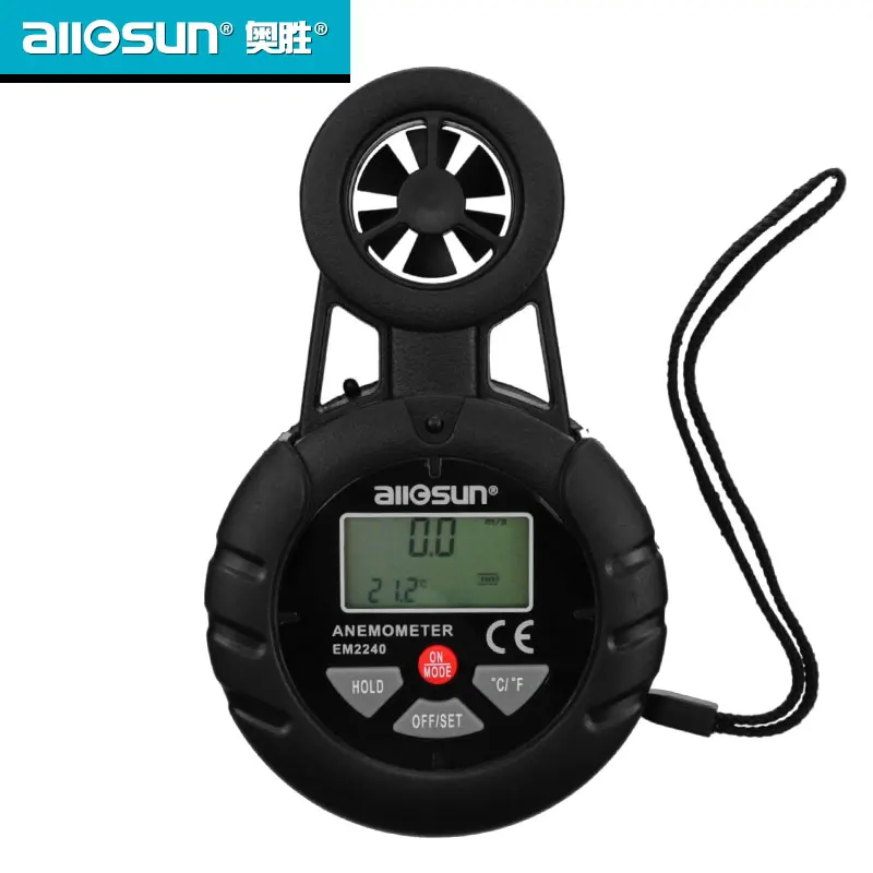 

The Ossam wind speed meter outdoor multi-function portable small outdoor wind number can be fixed tester.
