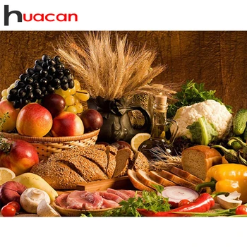 

Huacan Diamond Painting Full Square Fruit 5D DIY Diamond Embroidery Mosaic Kit Decorations Home