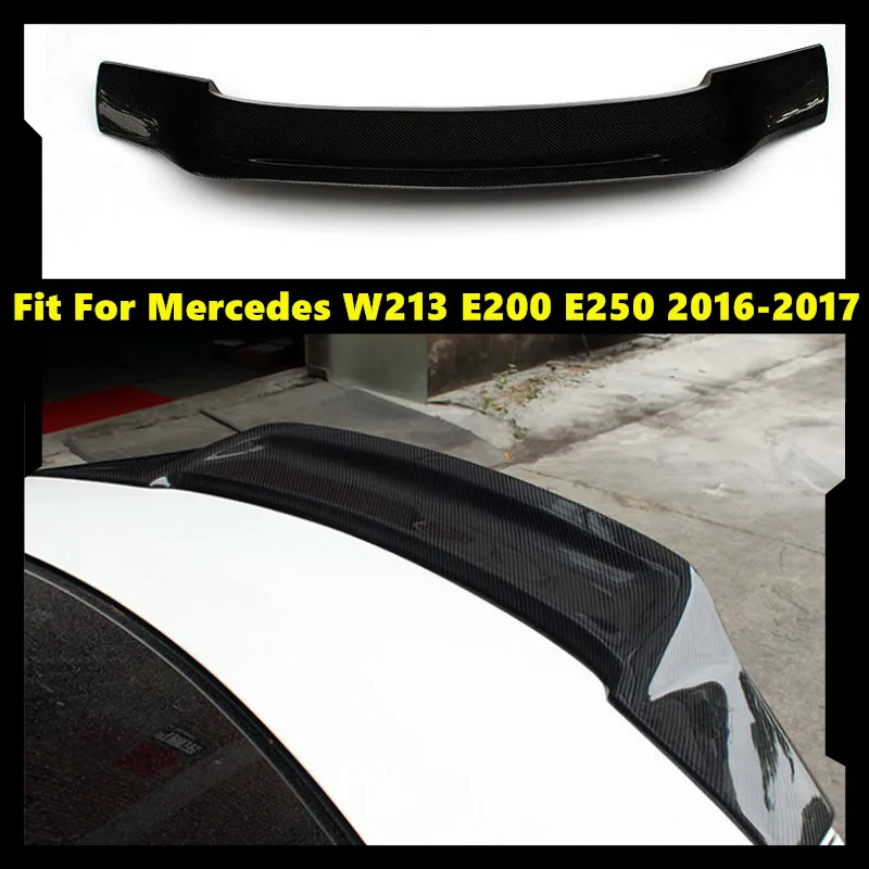 E Class W213 PSM Style Carbon Spoiler With 3M Tape Rear Tail Wing