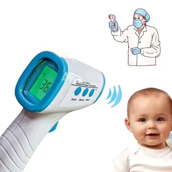 

Forehead Thermometer Non-Contact Infrared Handheld Digital Ear Fever Measuring Tool with Backlight for Baby Kids Adult