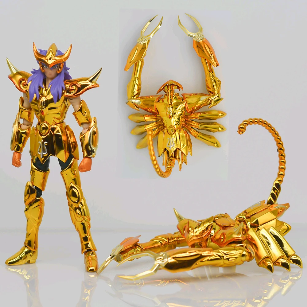 Sg Jmodel Mini Saint Cloth Myth Ddp Ex Gold Saint Milo Scorpio Con Oggetto 100Mm Metal Armor Action Figure Toy D.D.P Size