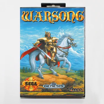 

Warsong with Retail Box 16bit MD Game Card For Sega Mega Drive/ Genesis