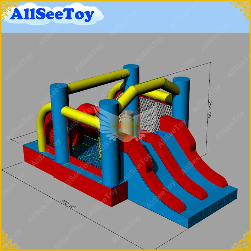 

Commercial Quality Inflatable Bouncy Castle Obstacle Course