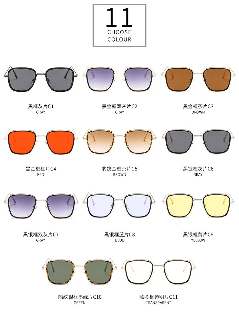 Oversized Sunglasses Women Fashion New Brand Big Square Frame Flat Top Sun Glasses Female Vintage Retro Full Black Sunglass NX