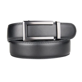 

Famous Brand Belt Men Top Quality Genuine Luxury Leather Belts for Men Strap Male Metal Automatic Buckle 3.5cm Black Men Belt