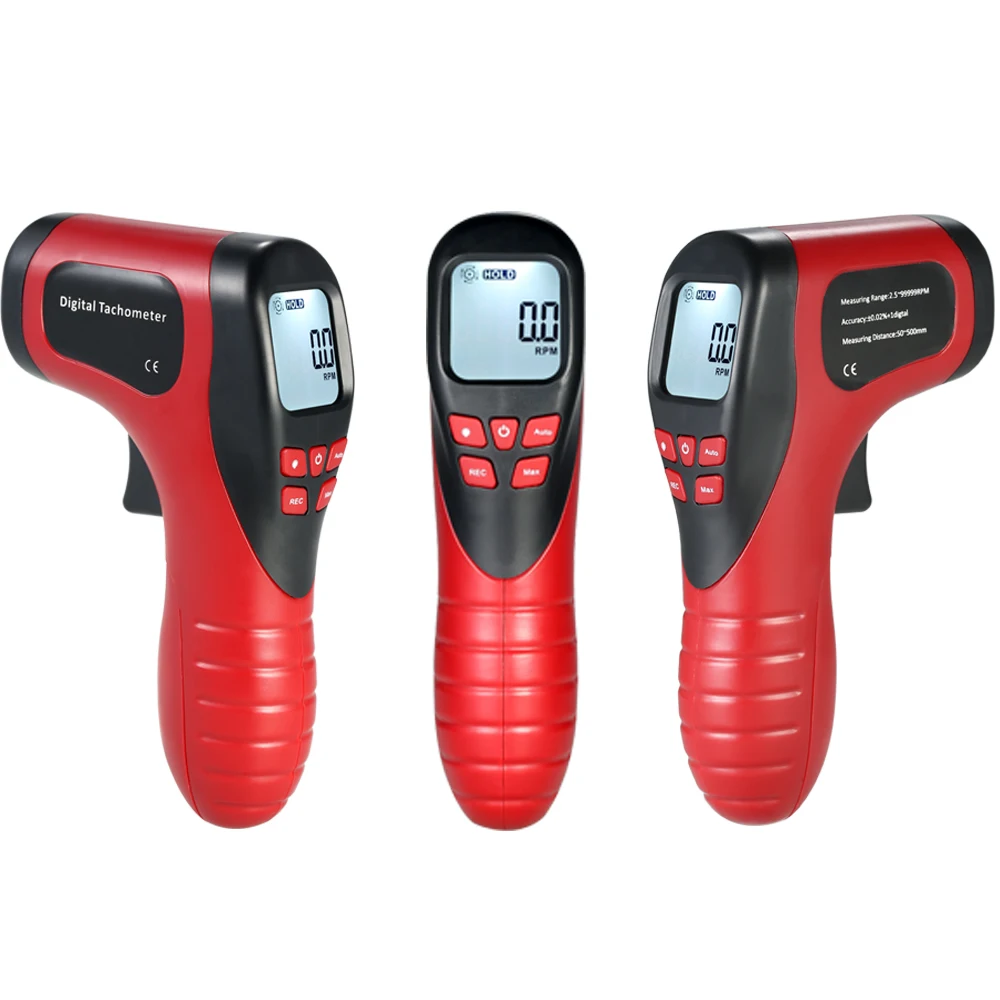Digital Tachometer Laser Tachometer Rpm Meter Speedmeter Measuring