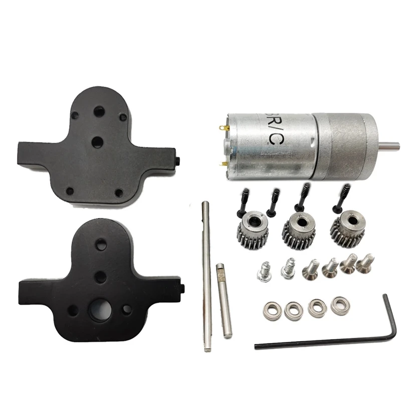 

Speed Change Gear Box Metal Gearbox with 370 Brush Motor for WPL Henglong C14 C24 B14 B24 B16 B36 4X4 6X6 Upgraded Parts