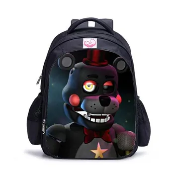 

Hot Five Night At Freddy Backpack Kids FNAF Bonnie Fazbear School Bags for Teenager Boys&Girls Bagpacks Mochila Escolar 16inch