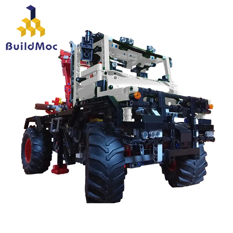 

BuildMoc 16706 42054 model C Off-road truck 4WD RC Car Radio Control RC Car Toys remotex control Trucks boys Toys Children