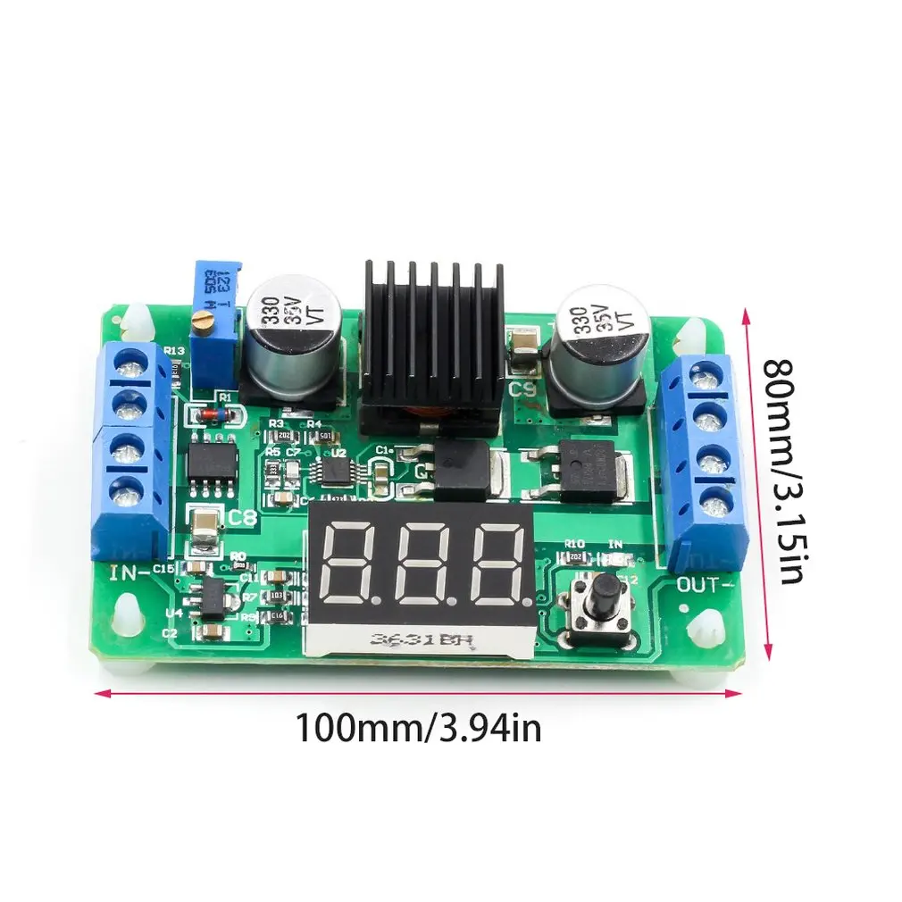

LTC1871 Boost Module 3.5~30V 100W with Dual Display Voltmeter Super LM2577